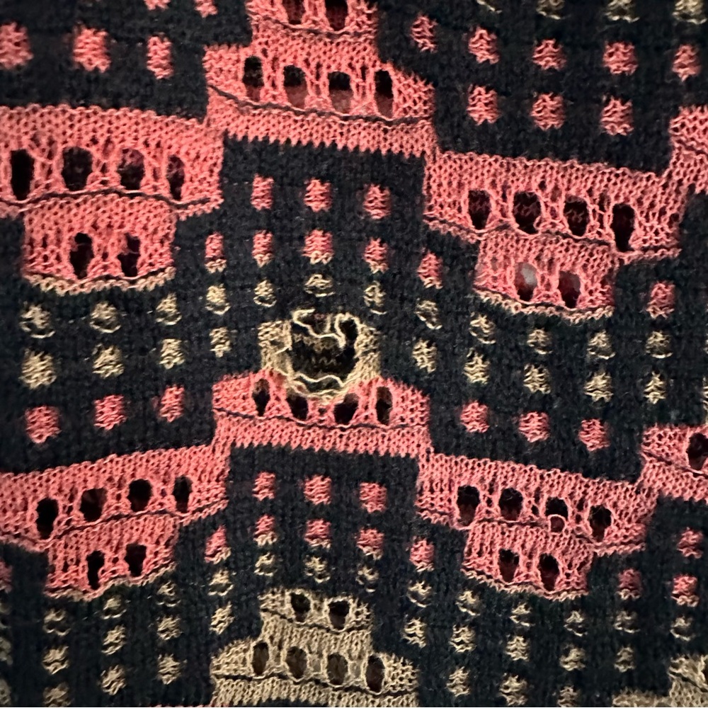 M by Missoni Black Patterned Knit Short Dress - Picture 9 of 10